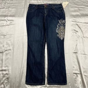 Mwah ladies dark denim jeans size 18w (NWT)